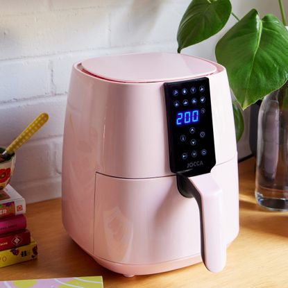 Aldi dual-zone air fryer in kitchen