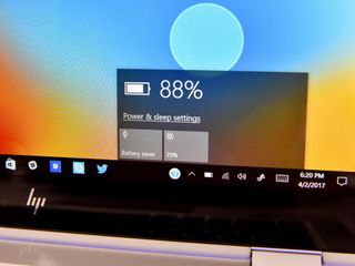 HP still disables battery estimate time in Windows at the BIOS level.