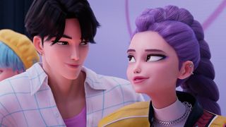 Jinu and Rumi in KPop Demon Hunters' McDonalds ad