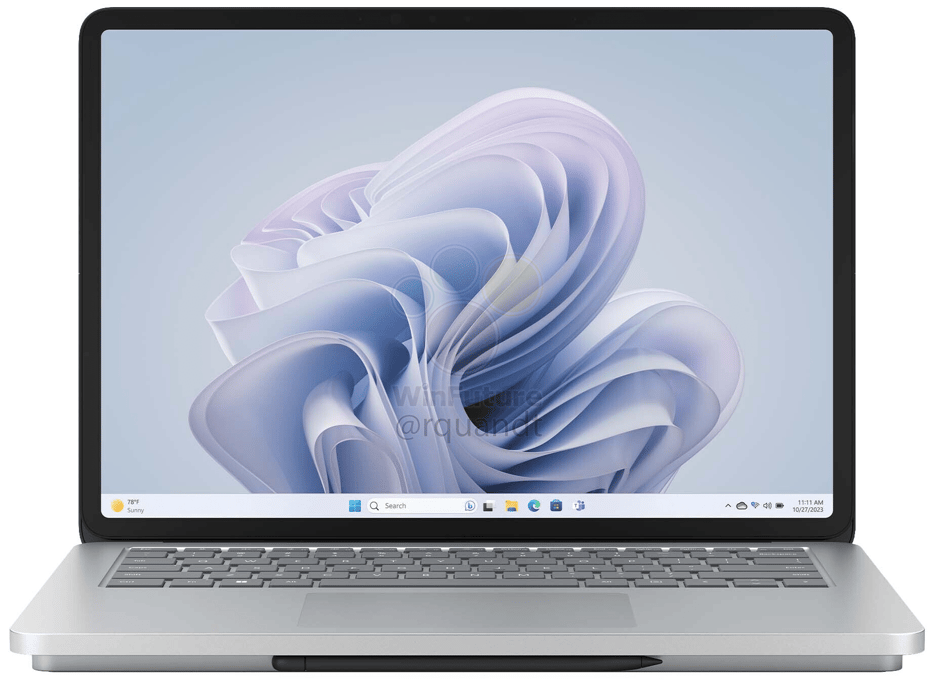 Surface Laptop Studio 2 renders