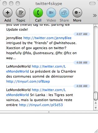 Twitter For Skype