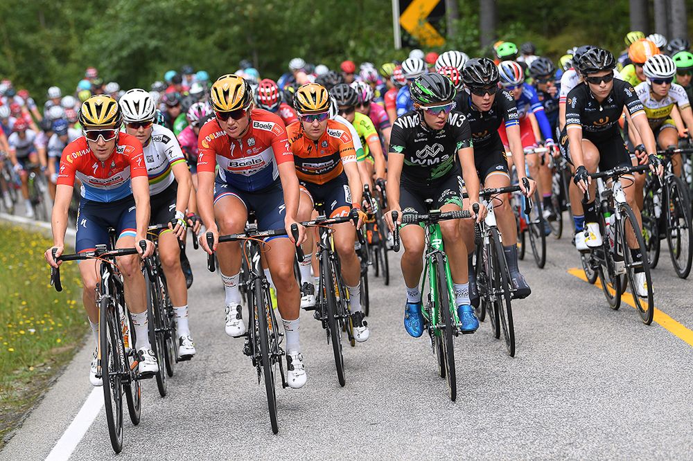 Boels Dolmans on the front during stage 2