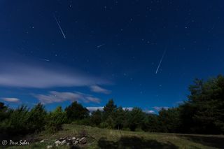2011 Draconid meteor shower.