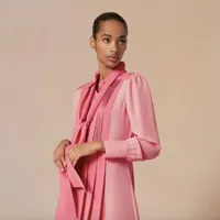 Color Block Silk Shirt Dress + Belt, $695/£450 | ME+EM