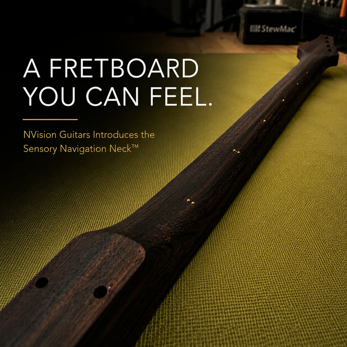 NVision guitars' sensory navigation neck