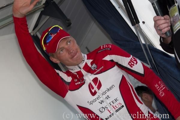 Christopher Stevenson (Sparebanken Vest - Ridley) leads the mountains classification