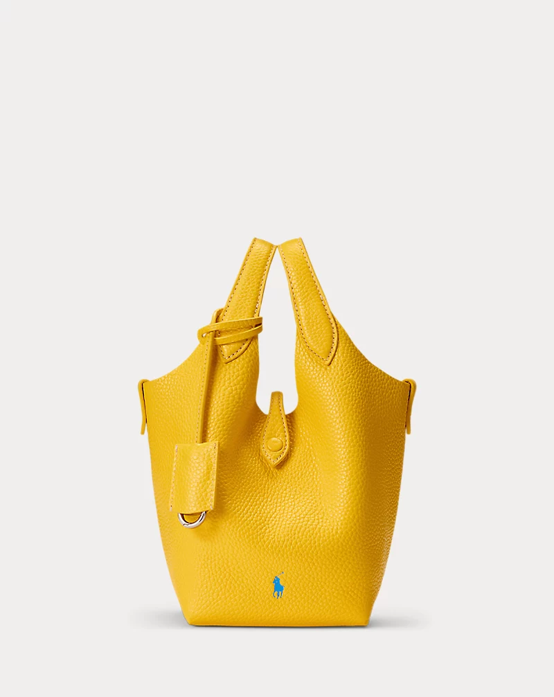 Polo Play Leather Small Tote Crossbody