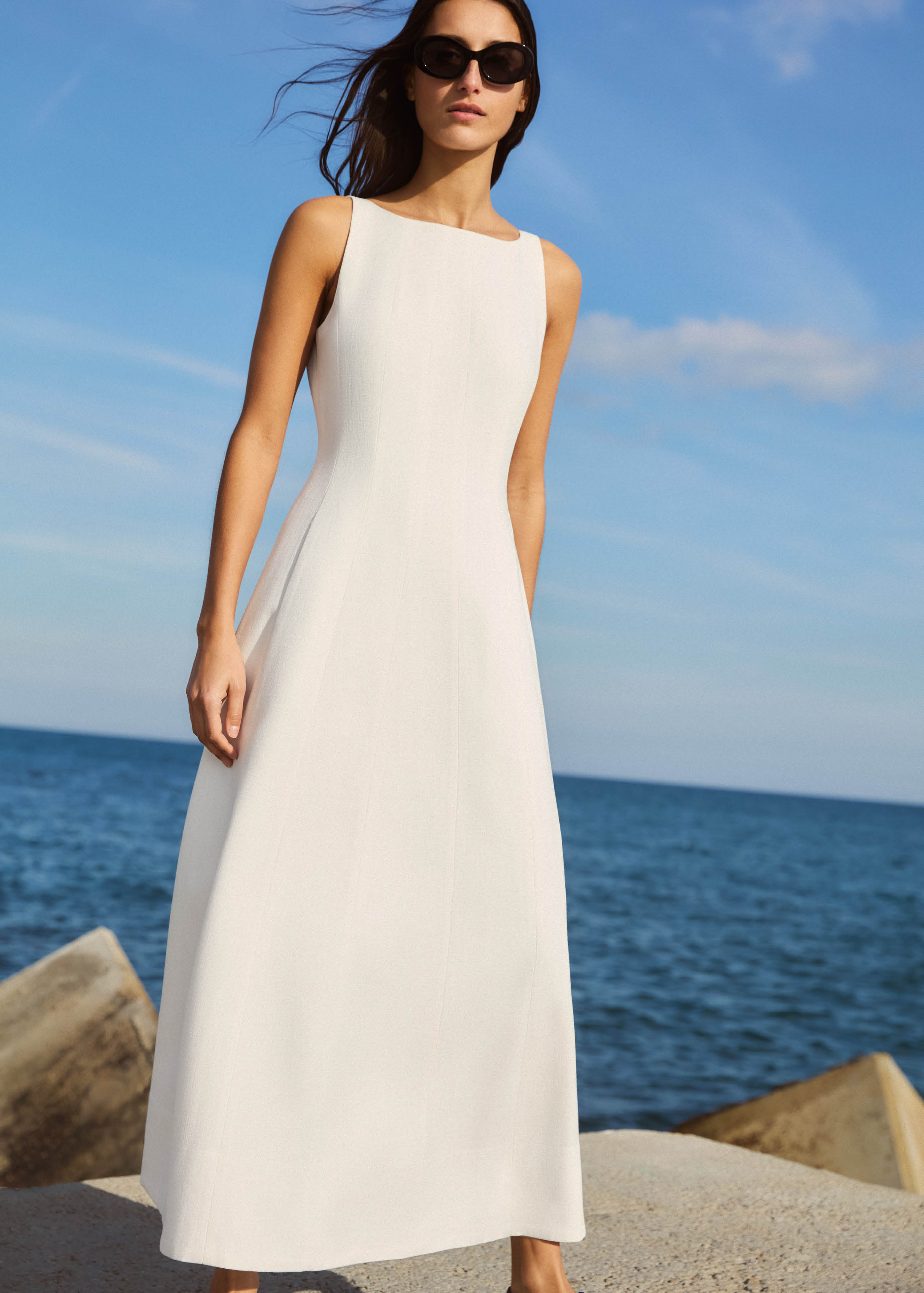 Contour Seamed Maxi Dress