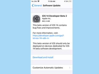 ios 14 developer beta