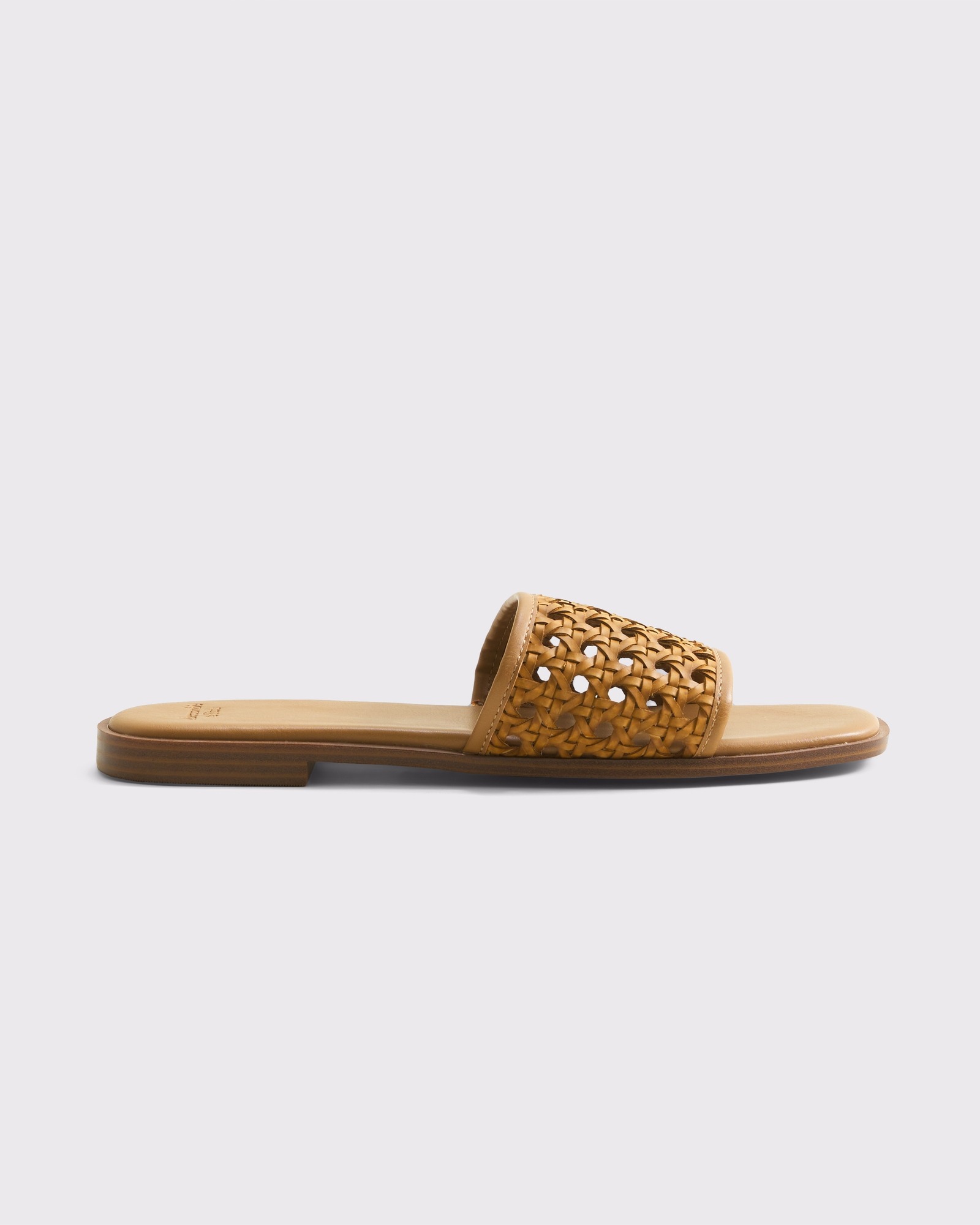 Abbercrombi and fitch, woven slide sandals