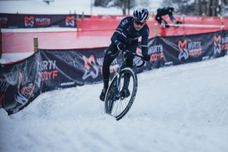 Pidcock and Vos test the Val di Sole cyclo-cross snow - Gallery