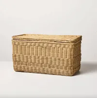 Hearth & Hand&trade; with Magnolia Medium Rattan Storage Basket with Lid