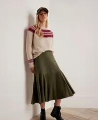 Suede Flippy Skirt, Really Wild - £475