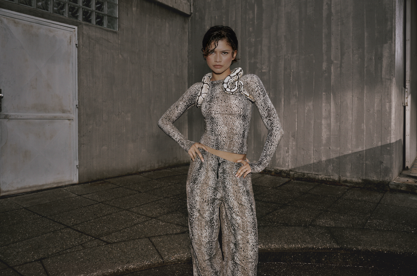 campaign photos for Zendaya's second co-created collection with On, featuring Mary Jane sneakers