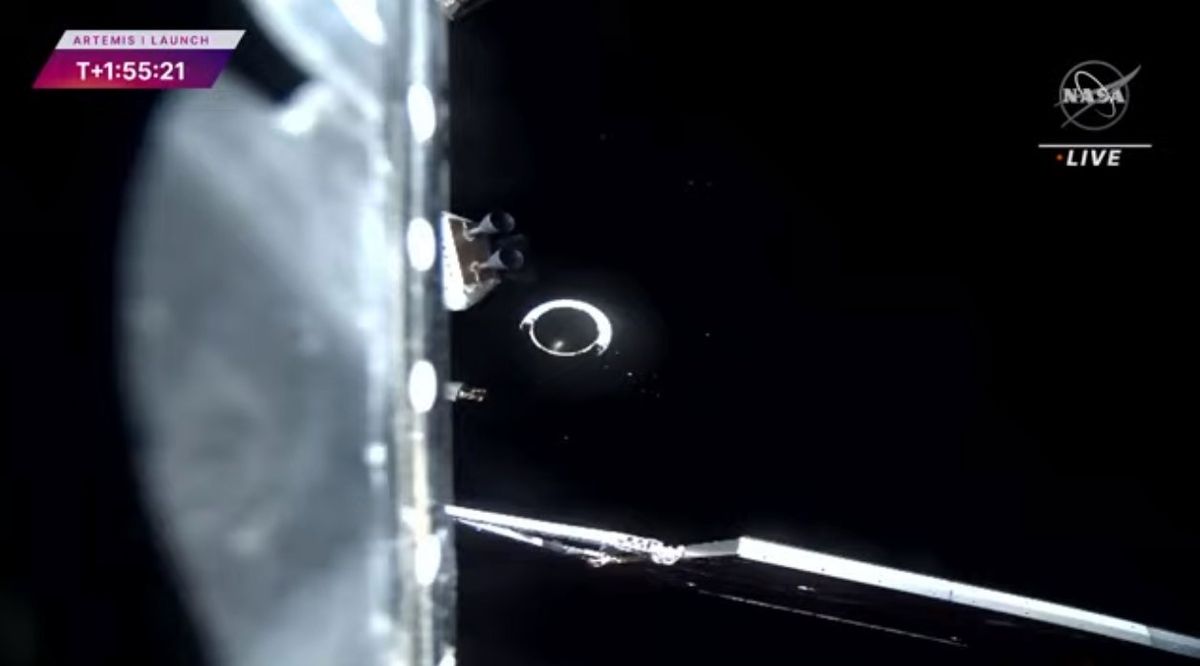 NASA's Artemis 1 moon mission heads for lunar orbit after crucial engine burn