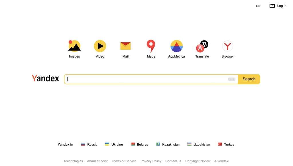 Yandex search engine review TechRadar