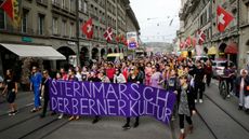 Women strike in Bern on 14 June 2019