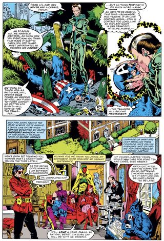 Page from Avengers Annual #10