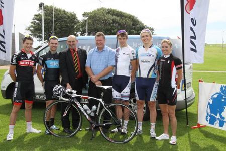 The launch of the 2011 event with Chris Sutton, David Brown, Phil Bates, Scott Law, Jackson Law and Rochelle Gilmore.