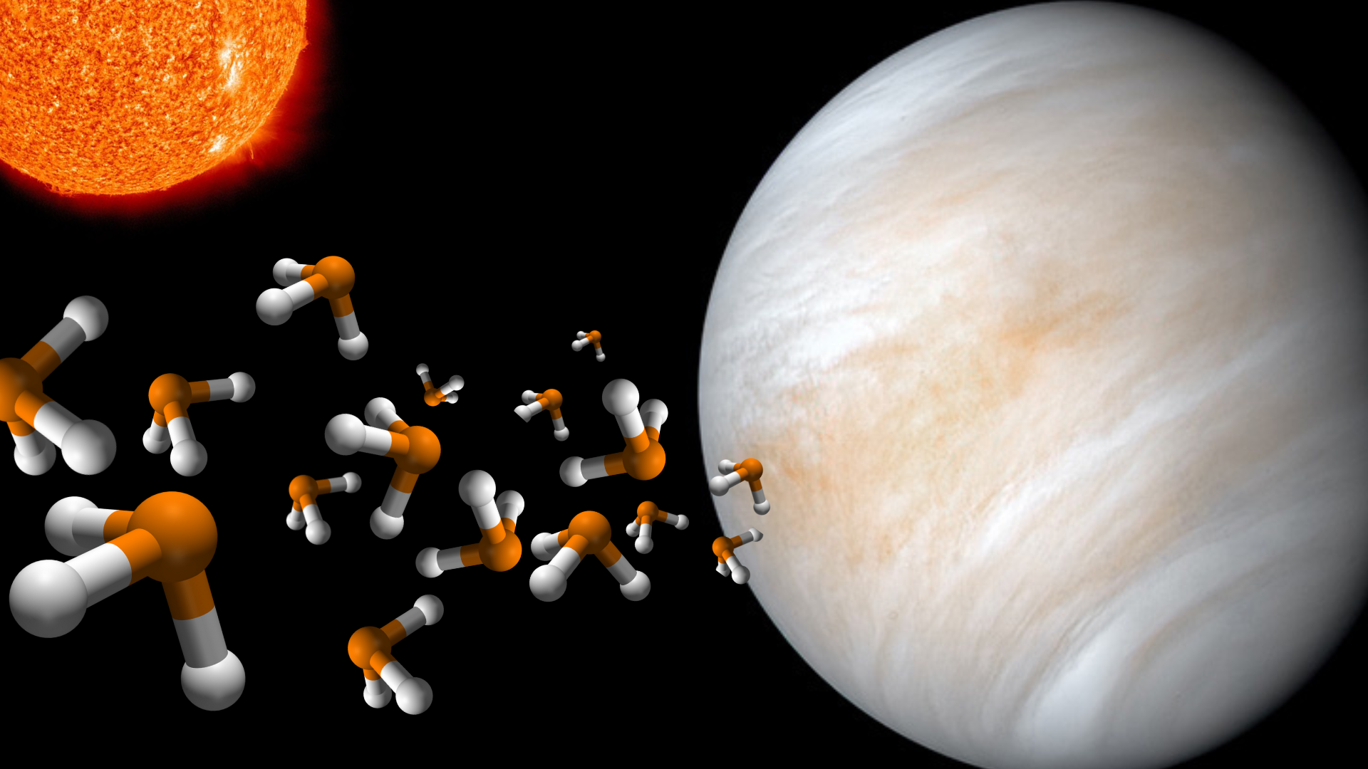 Planet Venus Clouds