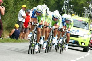 Liquigas-Cannondale were not satisfied with their ride