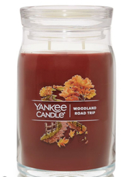 Yankee Candle, Signature Candles: Woodland Road Trip ($29.50)&nbsp;