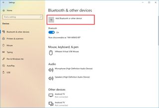 Add Bluetooth and other device option