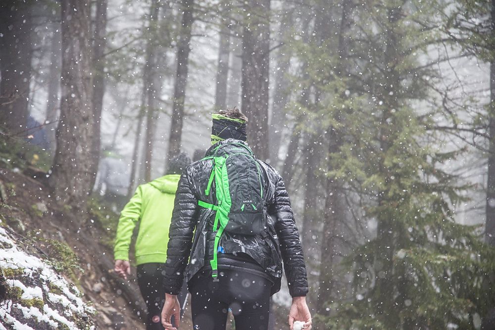 Snow fell on Cannondale-Garmin's October camp in Aspen