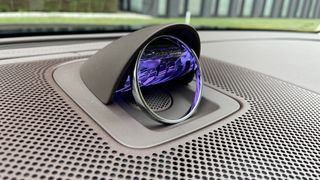 Huawei's Chrieder diffuser sat on the dashboard of the Aito M9