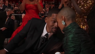 Will Smith and Jada Pinkett Smith on Oscar night 2022