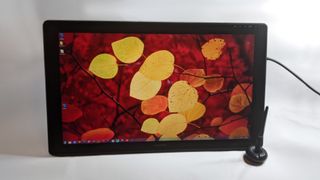 Huion Kamvas 24 Series Pen Tablet Display Showing Windows Background