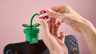 Hori Piranha Plant Camera for Nintendo Switch 2 mouth being opened