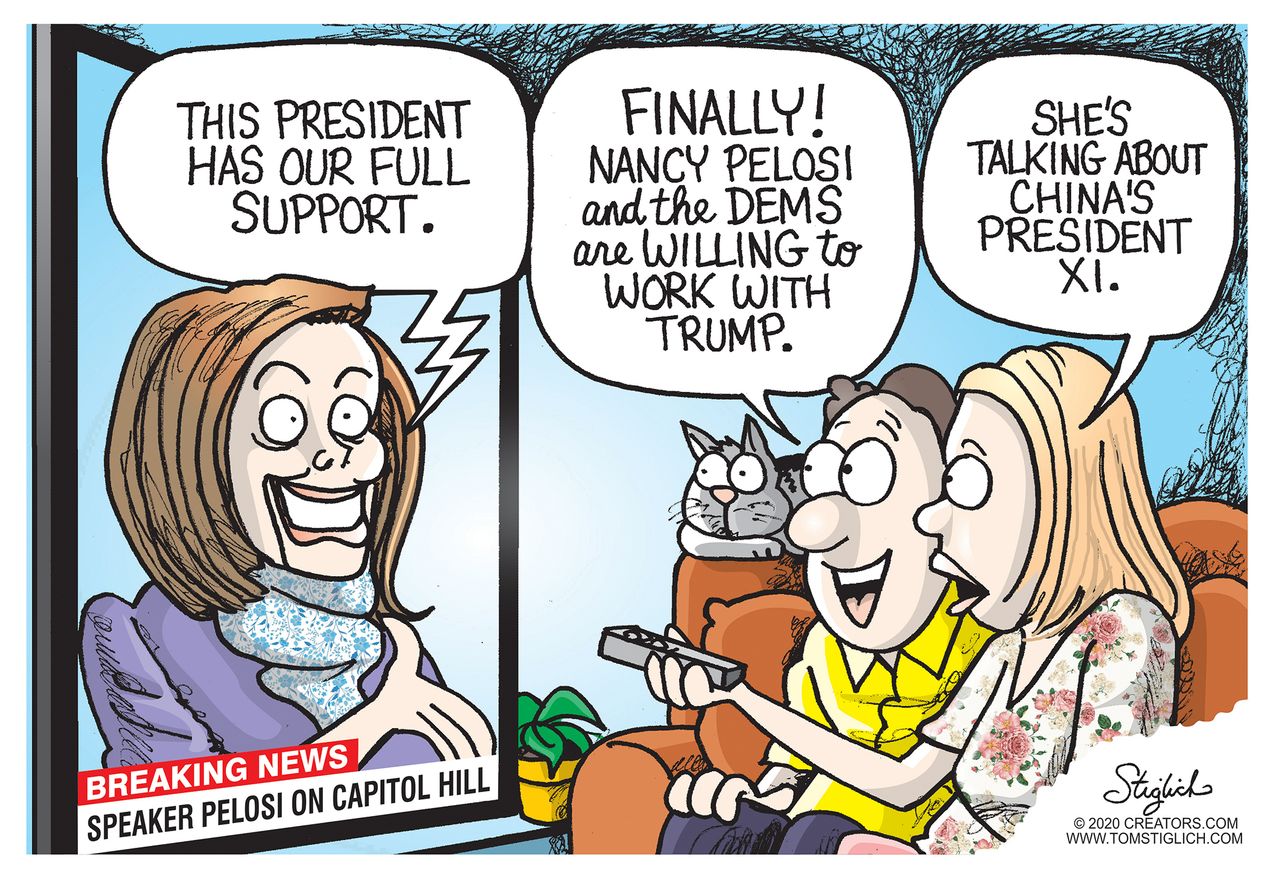 Political Cartoon U.S. Nancy Pelosi Xi Jinping&amp;amp;nbsp;