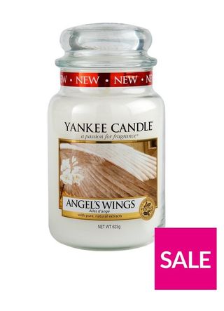 Yankee large jar Angel wings