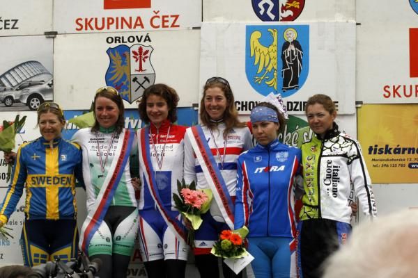 The final podium in the Czech Republic