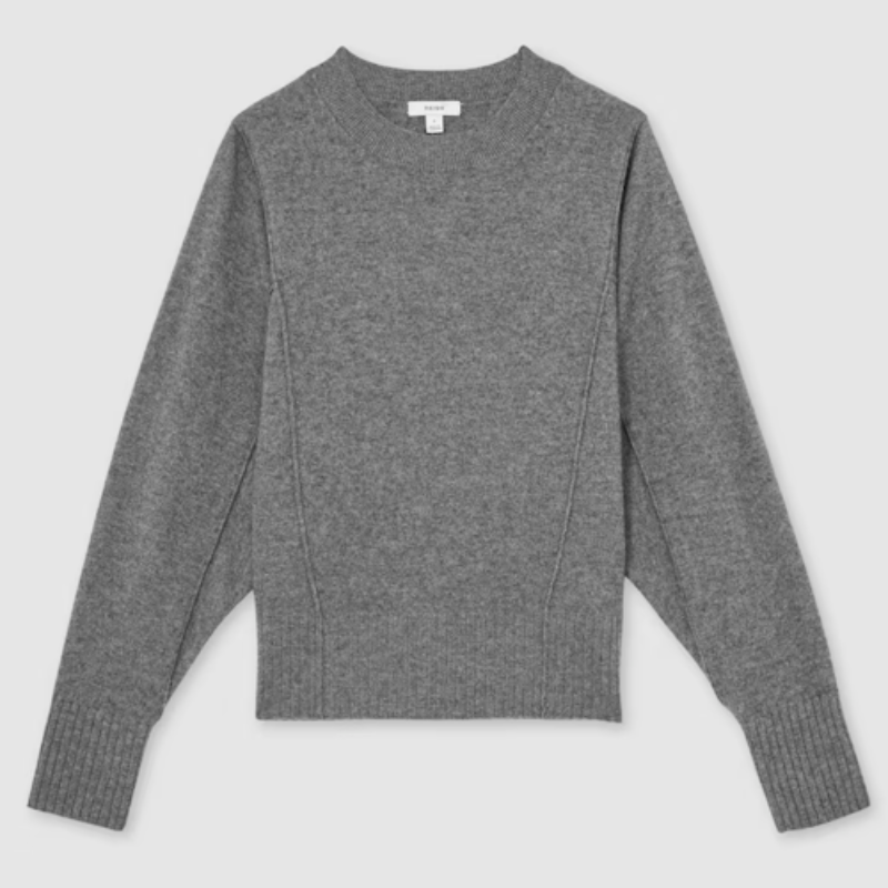 grey wool blend jumper
