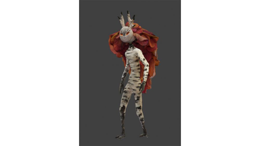 3D model used for the making of video game R&auml;fven