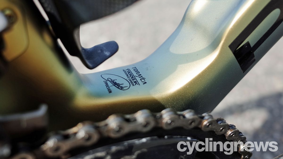 Campagnolo equipped Pinarello Dogma F12