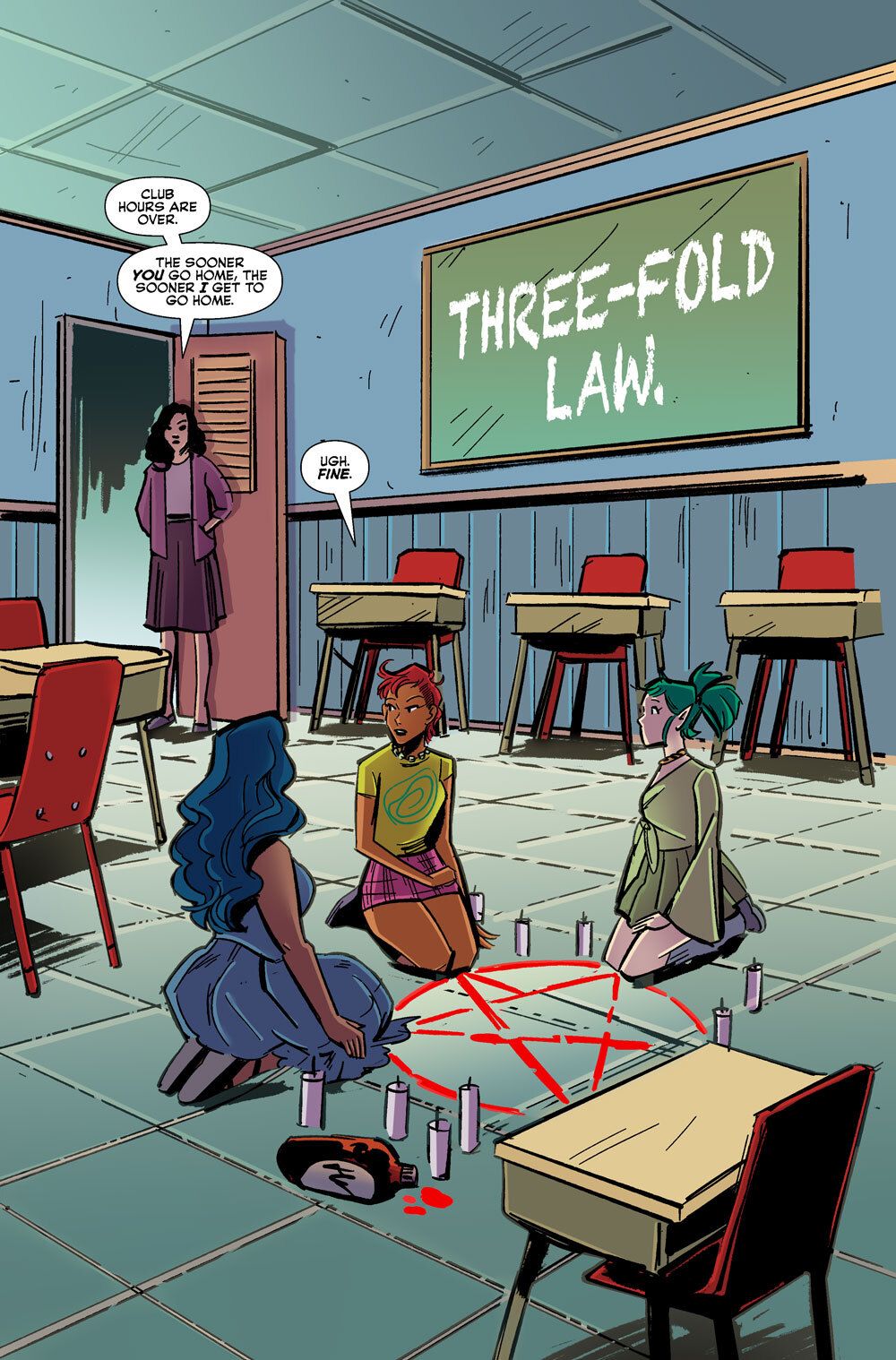 Art from The Wicked Trinity #1