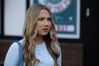 Peri Lomax is worried about Cher Winters in Hollyoaks