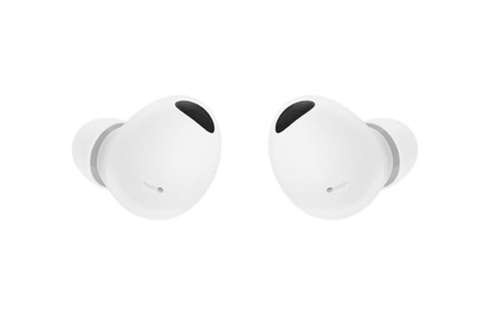 Samsung Galaxy Buds 2 Pro renders showing the left and right earbuds in various colors