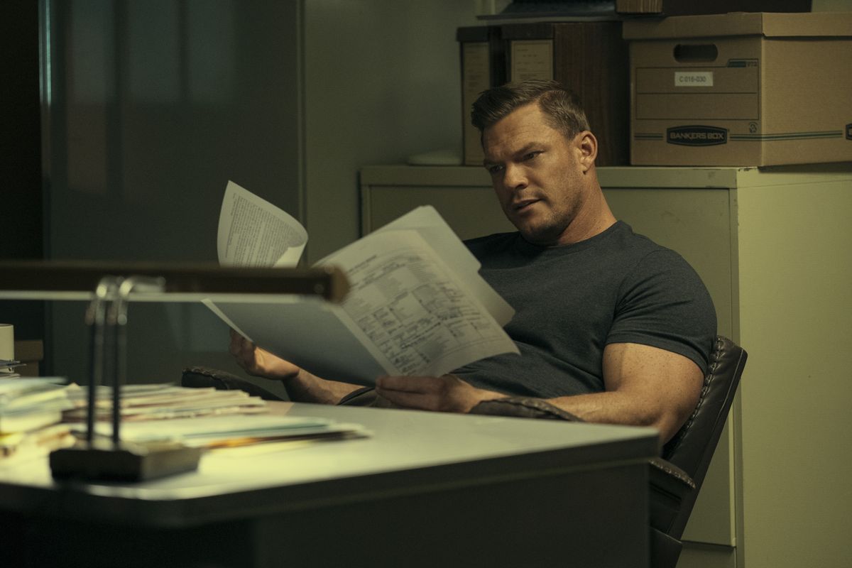 Alan Ritchson as &#039;Reacher&#039;