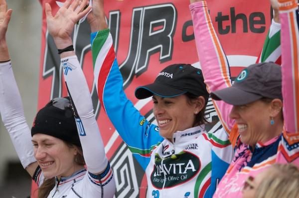 The women's stage winners.