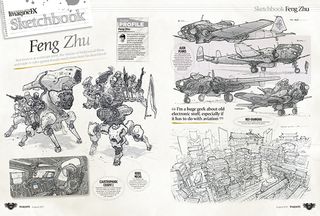 Look inside Feng Zhu's sketchbook