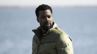 Atwater in the field in Chicago P.D. Season 13x10