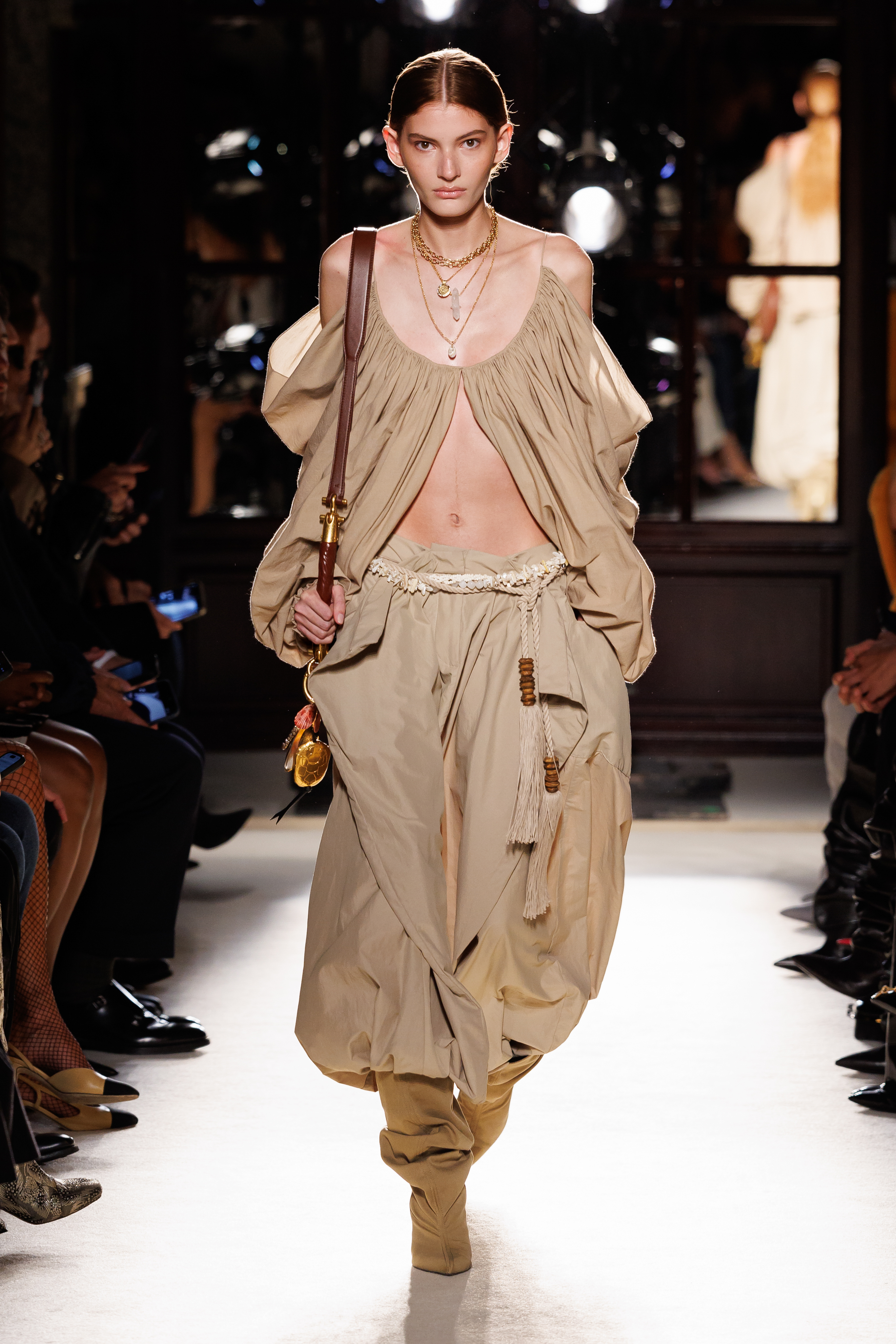 Model walking in the Balmain spring/summer 2026 runway show.