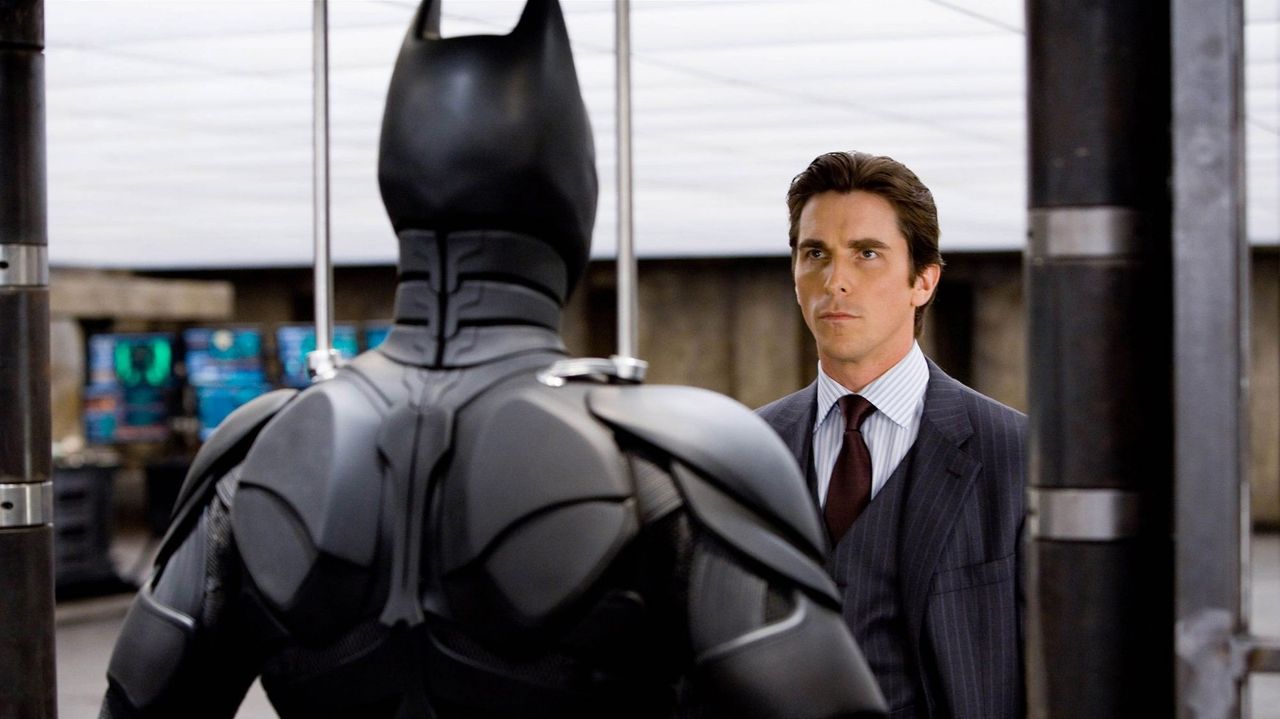 Christian Bale as Bruce Wayne / Batman in The Dark Knight