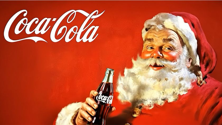 Image of Santa Claus from an AI-generated Coca-Cola advert