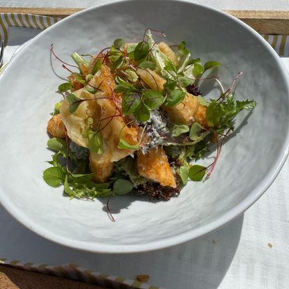 One of Health Writer Anna's lunches after switching to complex carbs