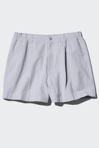 Uniqlo Linen Cotton Striped Shorts
